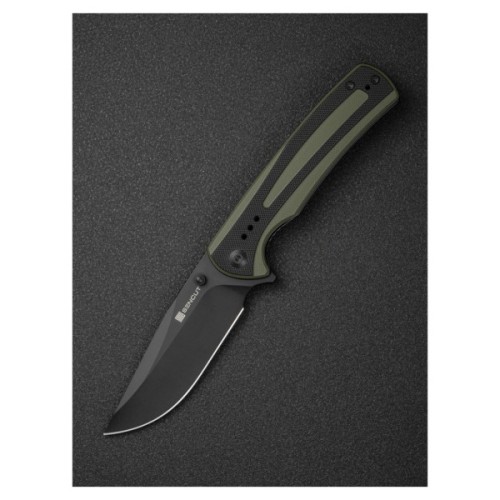 Ніж Sencut Regnator, Black/Green G10, Black Stonewash (S24057-2)
