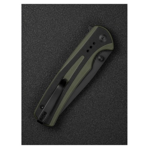 Ніж Sencut Regnator, Black/Green G10, Black Stonewash (S24057-2)