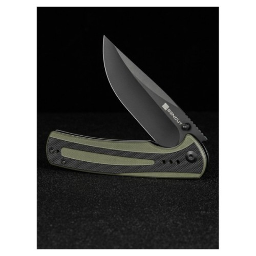 Ніж Sencut Regnator, Black/Green G10, Black Stonewash (S24057-2)