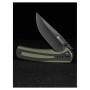 Ніж Sencut Regnator, Black/Green G10, Black Stonewash (S24057-2)