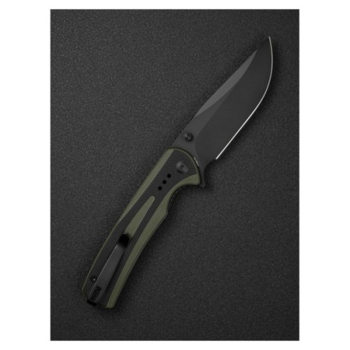 Ніж Sencut Regnator, Black/Green G10, Black Stonewash (S24057-2)