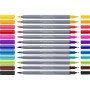 Художній маркер Faber-Castell акварельних двосторонніх Goldfaber Aqua Dual Marker, 12 кольорів (32362)