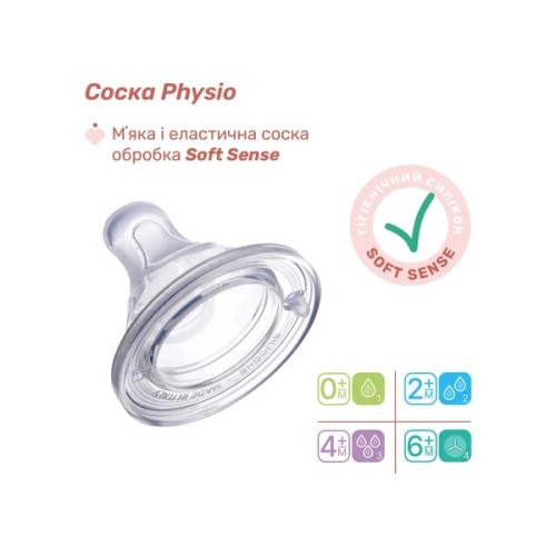 Пляшечка для годування Chicco Perfect 5 із силіконовою соскою 2+ місяців 240 мл Сіра (20223.32.40)