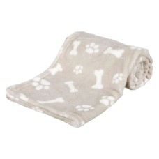 Килимок для тварин Trixie Kenny 100х150 см Бежевий лапка/кісточка (4011905371672)