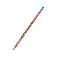 Олівець графітний Axent LA, Charming круглий, з гумкою, НВ (9009/36-21-A)