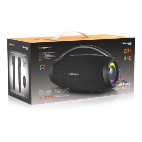 Акустична система REAL-EL X-755 Black (EL121600031)