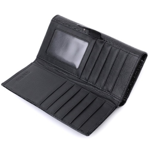 Гаманець ST Leather Шкіряний Чорний (22683)