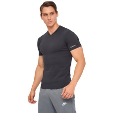 Футболка Kappa T-shirt Mezza Manica Scollo V K1311 Antracite антрацит M (8052394814116)