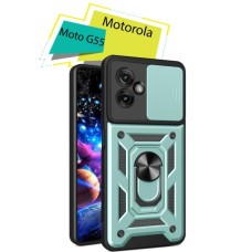 Чохол до мобільного телефона BeCover Military Motorola Moto G55 Dark Green (713058)