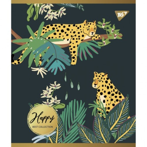 Зошит Yes А5 Happy 48 аркушів клітинка (766873)