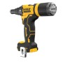 Заклепувальник DeWALT 18 В XR Li-Ion, 10 kN, d.закл.=2.4-4.8 мм (без АКБ та ЗП) (DCF403NT)