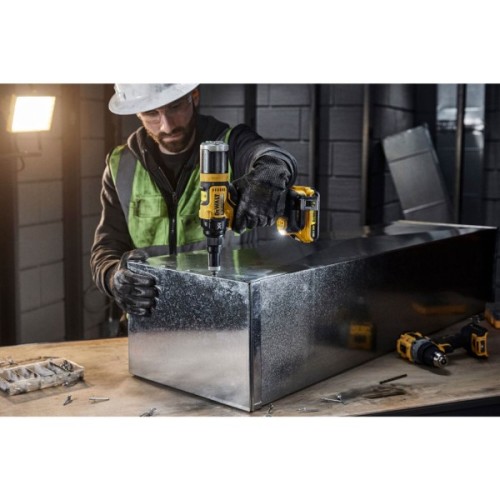 Заклепувальник DeWALT 18 В XR Li-Ion, 10 kN, d.закл.=2.4-4.8 мм (без АКБ та ЗП) (DCF403NT)