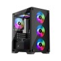 Корпус для ПК 1stPlayer X2-M-BK-4F1-PS-600FK-EU