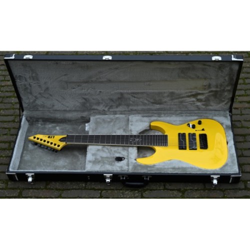 Електрогітара LTD SC-608 Baritone Stephen Carpenter Signature Yellow (LSC608BYELF1)