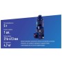 Домкрат Vitol DB-05004K/T90504S, телескопічний, гідравлічний, 5т, min 216мм, max 413мм, валіза (DB-05004K)