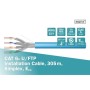 Кабель мережевий Digitus FTP 305м, cat.6A, AWG 23/1, CU, LSZH-1, blue (U-FTP) (DK-1625-A-VH-305)