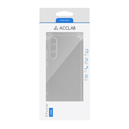 Чохол до мобільного телефона ACCLAB TPU ShockProof Samsung Galaxy M35 Transparent (1283126611032)