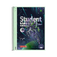 Книга записна Brunnen Коледж-блок А4 Premium Robot Heroes, клітинка 80 аркушів (10-679 28 421)