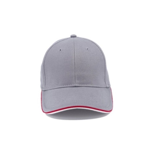 Кепка coFEE Piping сірий/червоний/білий (4044-7 CO)