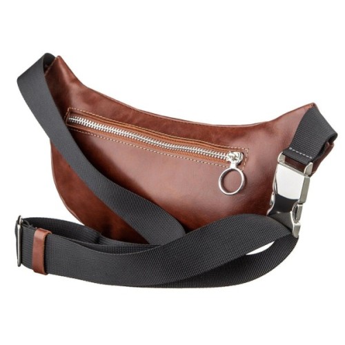 Сумка Grande Pelle Поясна Коричнева (11141)