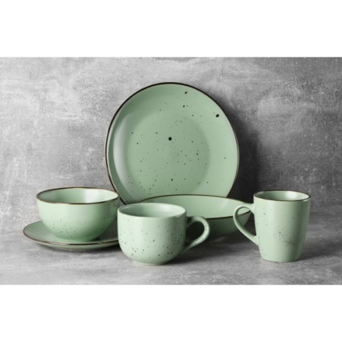 Тарілка Ardesto Bagheria Soup 20 см Pastel Green (AR2920GGC)