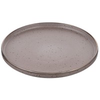 Тарілка Ardesto Fasano, 26см, кераміка, сіро-коричневий (AR0426GB)