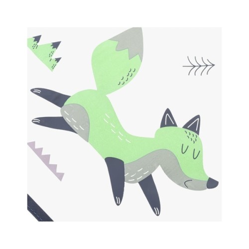 Нагрудничок Akuku з кишенею, Лисеня (A0519)