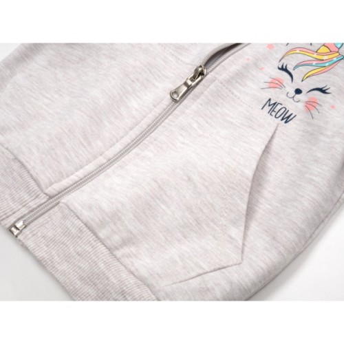 Кофта дитяча Breeze на блискавці з капюшоном (16948-92G-beige)