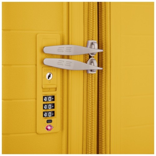 Валіза 2E Aero 35/44 л бурштиново-жовта (2E-SPP-AERO-S-AY)