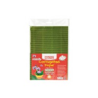 Кольоровий картон Maxi A4 Гофрокартон металізований 21х29,7 см зелений (MX61908)