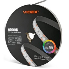Світлодіодна стрічка Videx DC24V 60W 5M 6000K Ra98 IP20 5м (VL-LST28144-24126-B5)