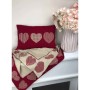 Плед Прованс в'язаний Серця 100х150 см (4823093436794)