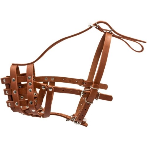 Намордник для собак Collar твердий (ротвейлер великий) коричневий (06196)