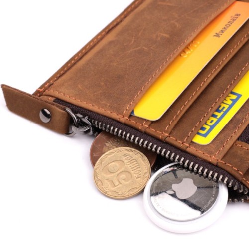 Гаманець Vintage З натуральної шкіри Коричневий (22856)