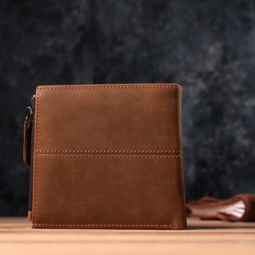 Гаманець Vintage З натуральної шкіри Коричневий (22856)