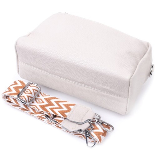 Сумка Vintage Жіноча шкіряна Біла (22653)