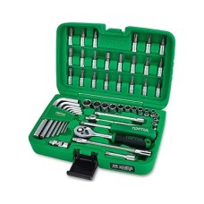Набір інструментів Toptul в кейсі 1/4" 49 шт. (GCAI2492)