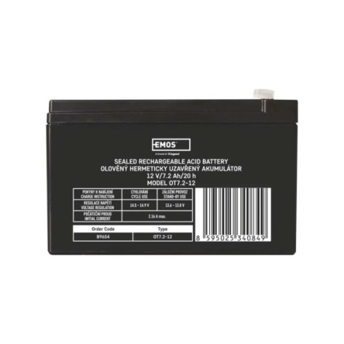 Батарея до ДБЖ EMOS 12V 7.2Ah (B9654)