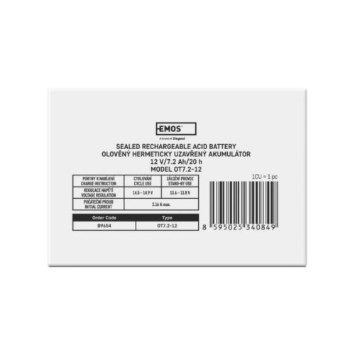 Батарея до ДБЖ EMOS 12V 7.2Ah (B9654)