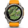 Смарт-годинник Garmin fenix 8 51mm, AMOLED, Saph, Ti/Bare/Grpht, SparkOrg/GrphtBd, (010-02905-11)