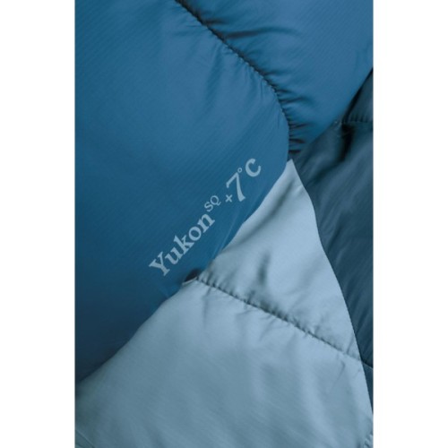 Спальний мішок Ferrino Yukon Square +7°C Blue-Grey Left (86381RBGSX) (932334)