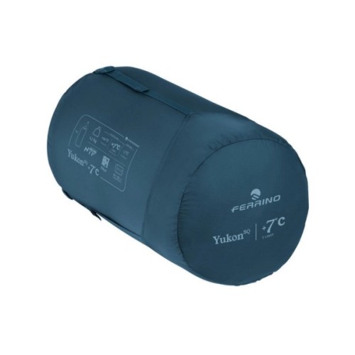 Спальний мішок Ferrino Yukon Square +7°C Blue-Grey Left (86381RBGSX) (932334)