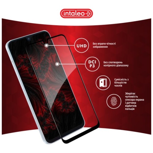 Скло захисне Intaleo Full Glue Samsung M16 Black (1283126620188)
