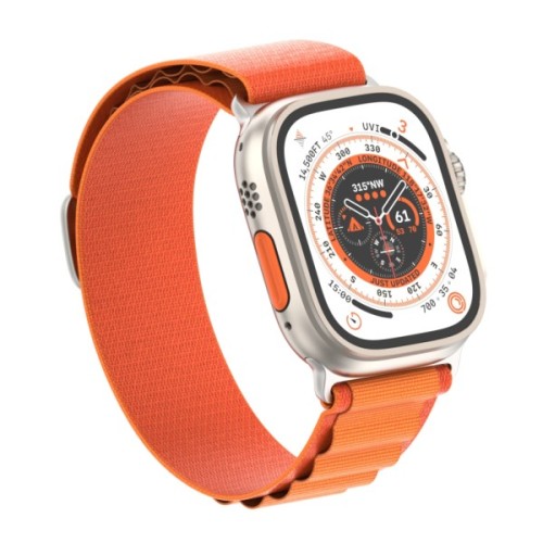 Ремінець до смарт-годинника Armorstandart Alpina Band для Apple Watch 49/46/45/44/42 (Series 1-3) Orange (ARM64979)