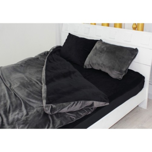 Постільна білизна MirSon Велюр Winter Frost 28-0005 + 28-0007 Trollius Velvet 200х220 (2200004008240)
