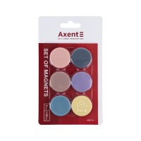Магніт Axent 32 мм, 6 шт, Morandi (9827-А)