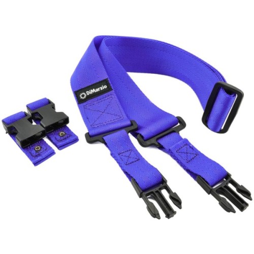 Ремінь для гітари DiMarzio 2 Inch Nylon ClipLock Blue (DD2200BL)