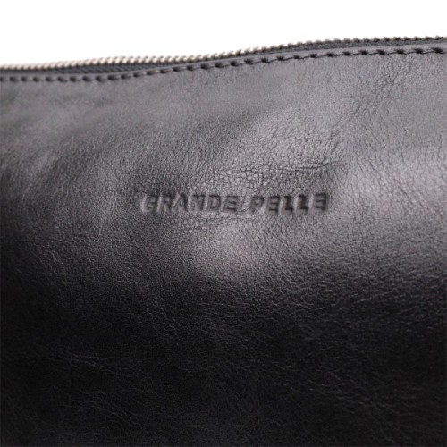 Сумка Grande Pelle З натуральної шкіри Чорна (11657)