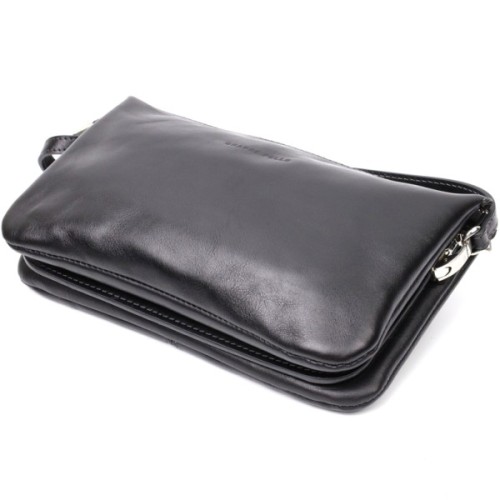 Сумка Grande Pelle З натуральної шкіри Чорна (11657)