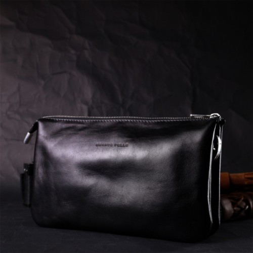 Сумка Grande Pelle З натуральної шкіри Чорна (11657)